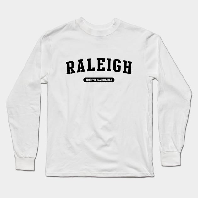 Raleigh, NC Long Sleeve T-Shirt by Novel_Designs